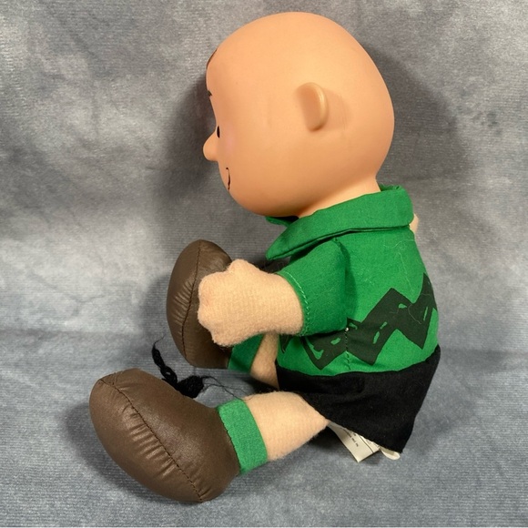 1993 CHARLIE BROWN PLUSH Peanuts McDonald's‎ Doll Vintage 10" - Picture 3 of 7